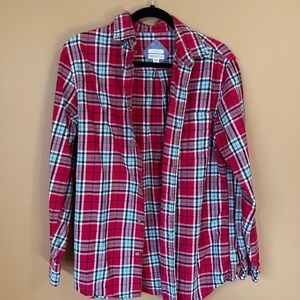 Long Sleeve Plaid Button Up